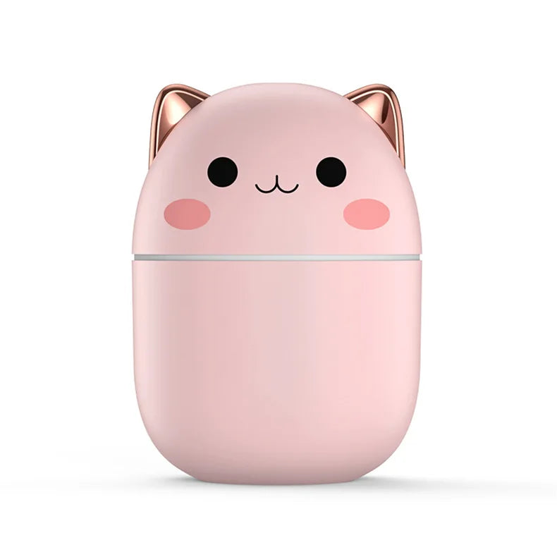 Cute cat Portable Air Humidifier (250ml)