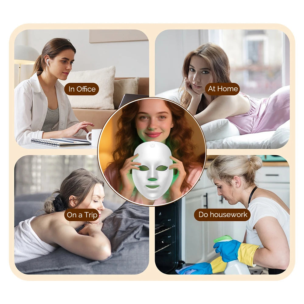 Anti aging LED mask
