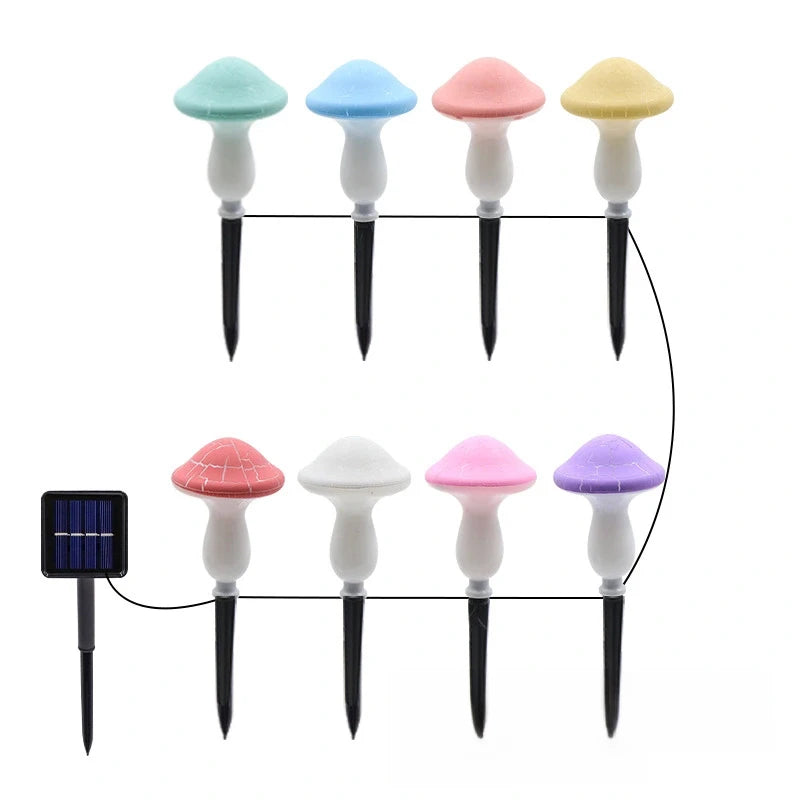 Solar Mushroom Lights
