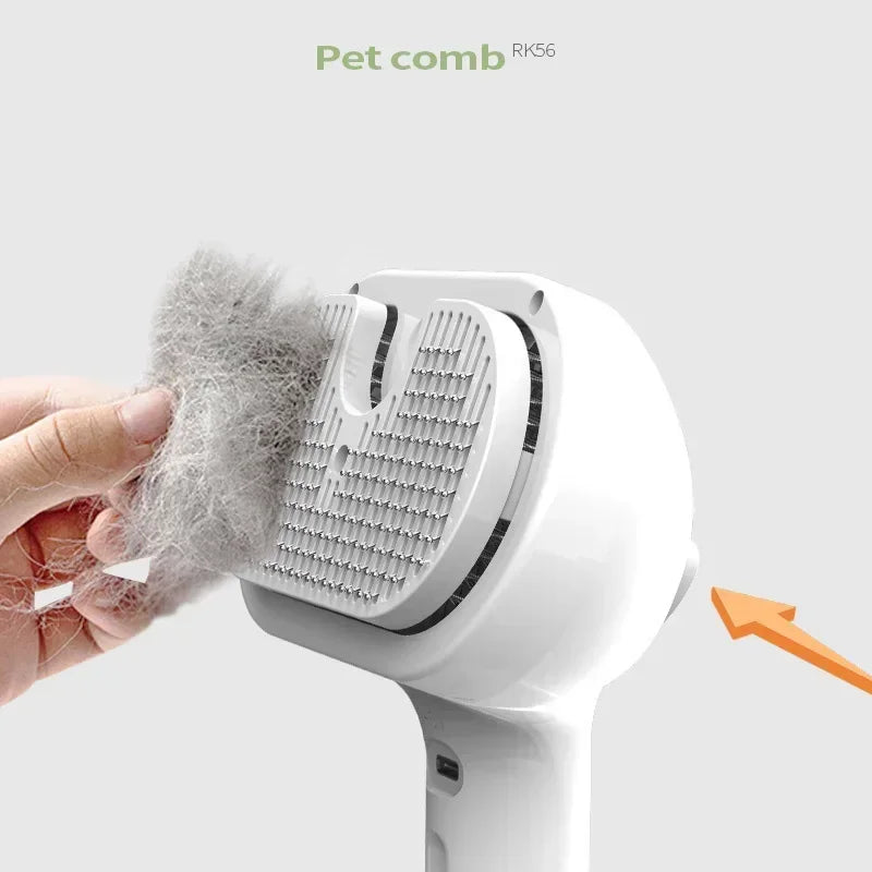 FurEase – Steam Grooming Comb for Pets