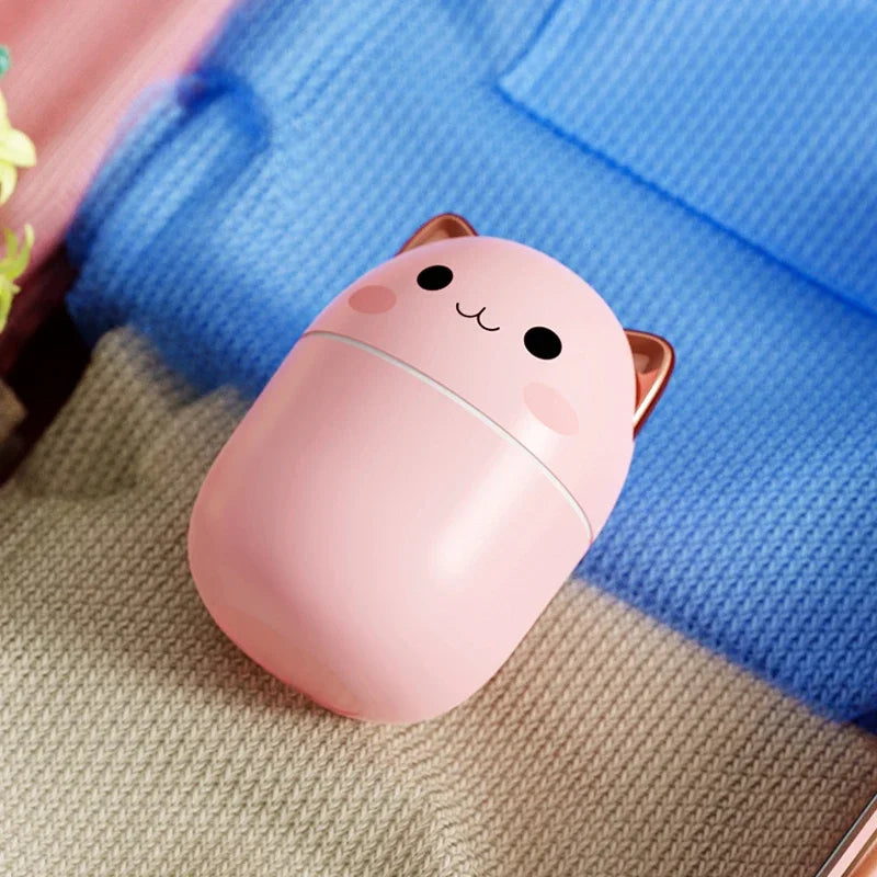 Cute cat Portable Air Humidifier (250ml)