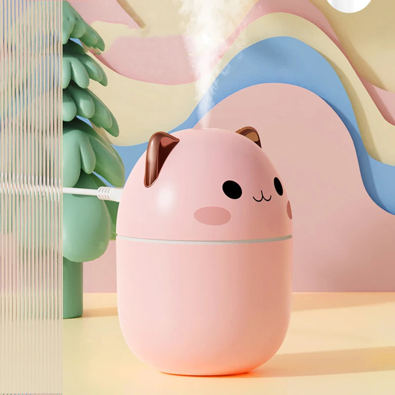 Cute cat Portable Air Humidifier (250ml)