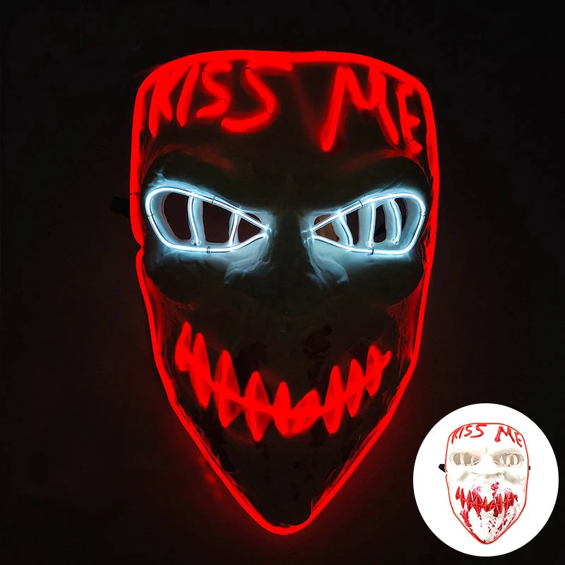 LED Purge Mask – Glowing Party Headgear