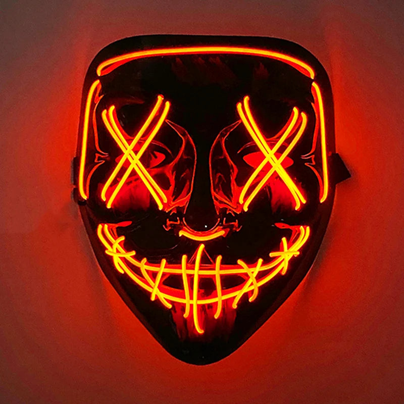 LED Purge Mask – Glowing Party Headgear