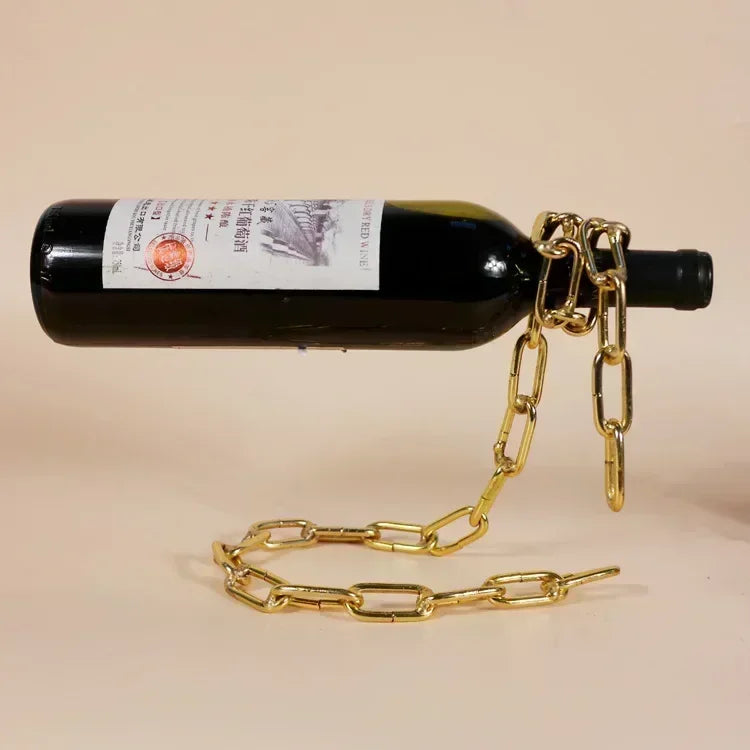 Magical iron Chain Wine Racks