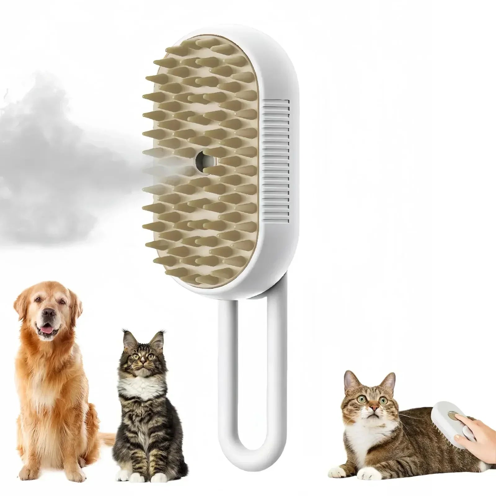 FurEase – Steam Grooming Comb for Pets
