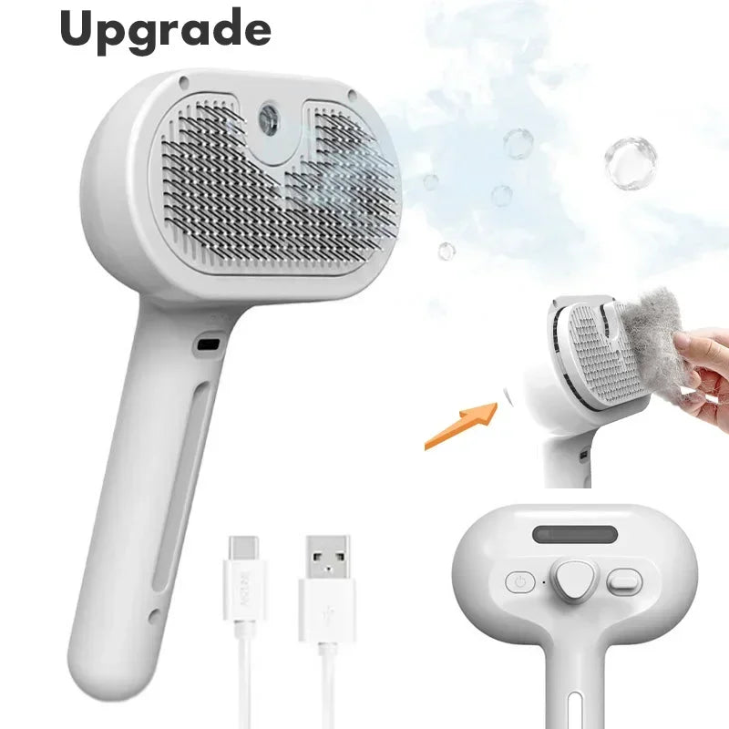 FurEase – Steam Grooming Comb for Pets