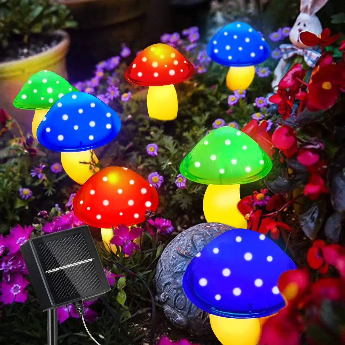 Solar Mushroom Lights