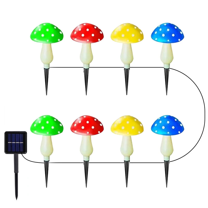 Solar Mushroom Lights
