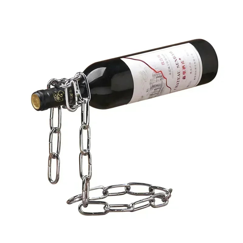 Magical iron Chain Wine Racks