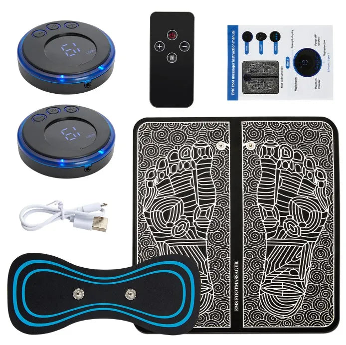 EMS Foot Massage Mat – USB Rechargeable