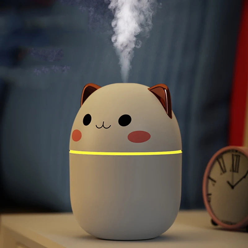 Cute cat Portable Air Humidifier (250ml)